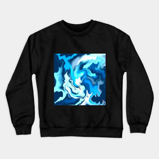 Melting Ice Crewneck Sweatshirt by MayGreenAbgrall